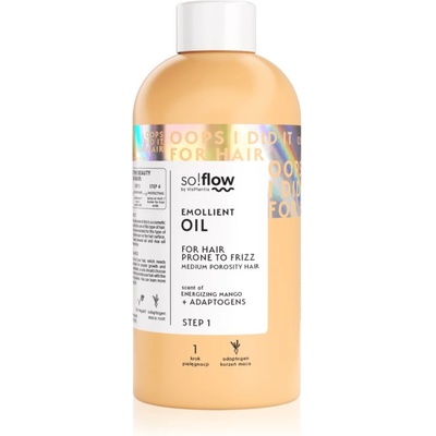 So!flow Medium Porosity Hair Emollient Oil хидратиращо олио против цъфтене 150ml