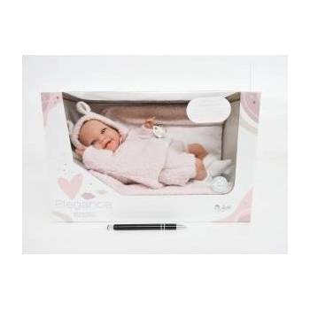 Arias Spanish baby doll ARIAS, lying down, rabbit