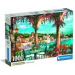 Clementoni -CLE puzzle 1000 Compact BalconyViewOfLakeCom. 39930