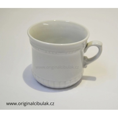 Dubí Hrnček Perlový malý biely český porcelán 260 ml