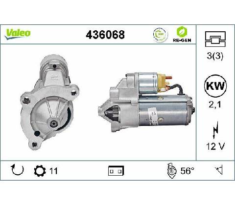 Štartér VALEO 436068