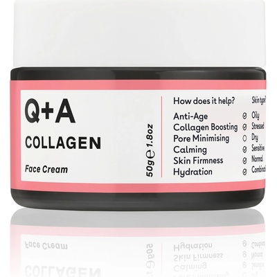 Q+A Collagen omladzujúci pleťový krém 50 g