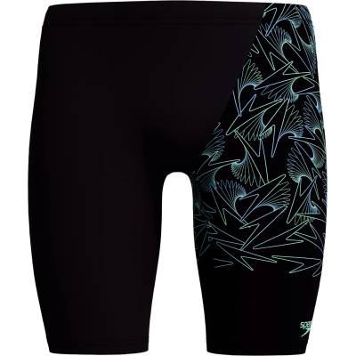 Speedo Мъжки бански слипове Speedo HyperBoom V-Cut Jammer Swim brief - Black / Alfalfa Green - размер 2 (EU) (050-1896-0212)