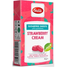 Sulá Bonbóny bez cukru jahoda a smetana 44 g