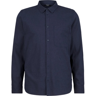 Stoic Мъжка риза с копчета Stoic Hemp54 BjurholmSt. L/S Shirt - Space Blue - размер 3XL (216-6095-0416)