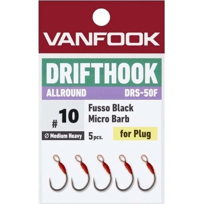 VANFOOK DRIFTHOOK DRS-50F vel.10 5 ks