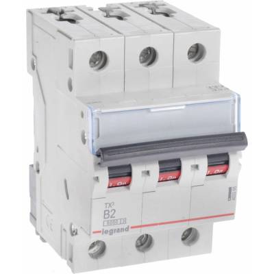 Legrand 3P B 2A 6kA AC S303 TX3 403395