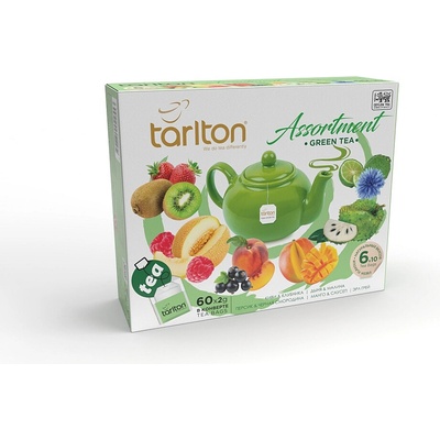 TARLTON Assortment Presentation Green Tea 60 x 2 g