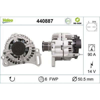 Alternátor VALEO 440887