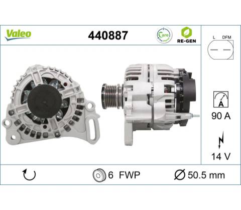 Alternátor VALEO 440887