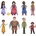 Mattel Disney Комплект мини фигурки