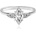 Silenti Jewelry Сребърен пръстен "Рай" - 7 - 54.5мм (17.2мм диам. )