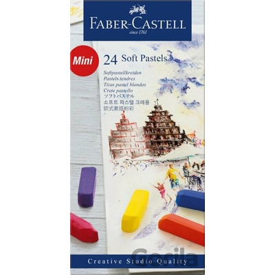 Faber-Castell suchý pastel Creative Studio mini set 24 kusov