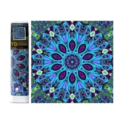 Norimpex Diamantové malování 7D Magická mandala 30 x 30 cm – Zbozi.Blesk.cz