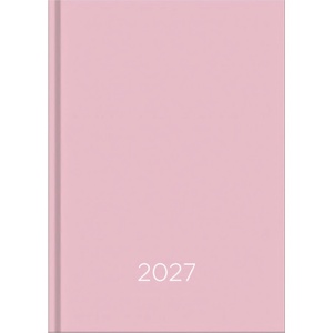 VECTRALINE Дневник с срокове VECTRALINE Monocolor розов A/5 седмичен с бели страници 2027 (23.09938)