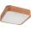LAMKUR Плафон OAK SQUARE 2xE27/15W/230V 35x35 см дъб (LA48871)