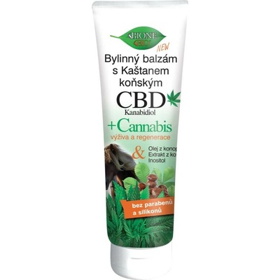 Bione Cosmetics BIO CBD + CANNABIS Konský bylinný balzam 300 ml