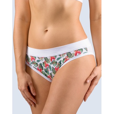 Gina Dámske bokové nohavičky 16168P biela lahvová