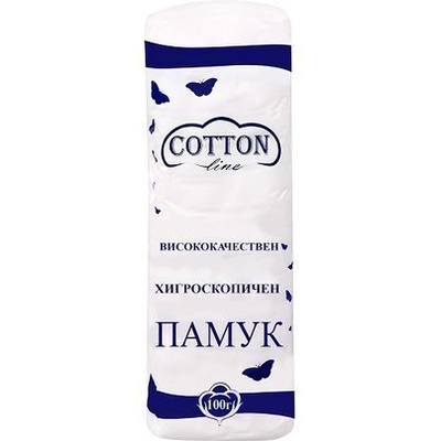 Cotton line Висококачествен хигроскопичен памук 100гр (3800500461182)