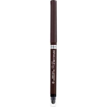 L'Oréal Infaillible Grip 36H Gel Automatic Eye Liner дълготрайна гел очна линия 1.2 g нюанс 004 Brown Denim