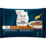 Gourmet Perle Котешка храна Филе в вкусен сос 340 г (4 x 85 г)