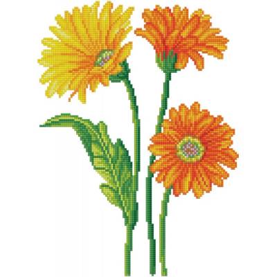 Diamond dotz Високи цветя - диамантен гоблен dd6.035