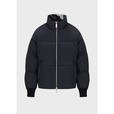Emporio armani Яке EMPORIO ARMANI Men's Insulated Quilted Short Puffer Jacket - Ice Sea