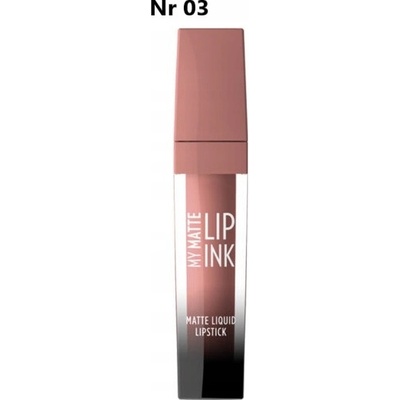 Golden Rose béžový Rúž 03 matný tekutý 5 ml