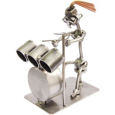 Kovová figurka Bubenice 17 cm