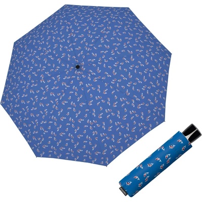 Doppler Mini Fiber Koi dámský skládací deštník 726465KO modrá