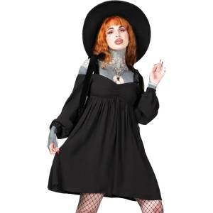 KILLSTAR дамска рокля KILLSTAR - Mae Queen - Черен - KSRA009118