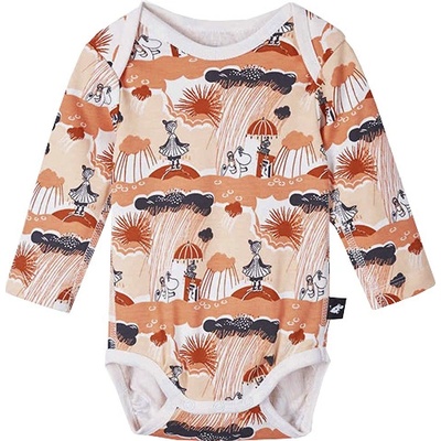 REIMA dětské body Moomin Charmerande Autumn Orange