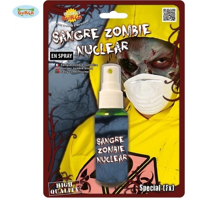 Zelená Krev Zombie Ve Spreji Halloween 60 ml 8434077155974