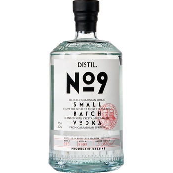 Vodka Distil No9 40% 0,7 l (holá láhev)