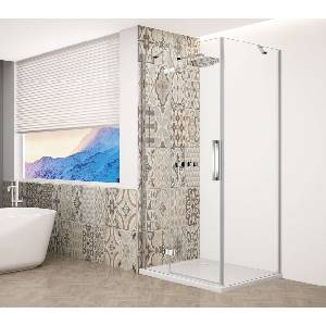 SAPHO Trinity - Душ кабина 90x100 см, лява, прозрачно стъкло/хром GT5610-90CL-CH (GT5610-90CL-CH)