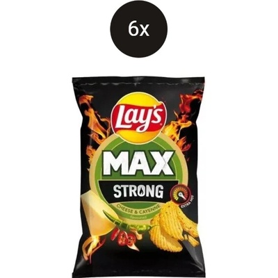 Lays strong cheese cayenne 6x 55 g