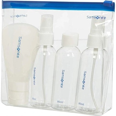 Samsonite sada lahviček Bottle Set Pack translucent