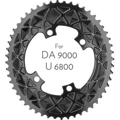 Prevodník Absoluteblack OVAL ROAD 2X 110/4bcd 50T čierna