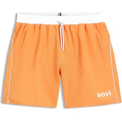HUGO BOSS Бански гащета BOSS Starfish swimming shorts - Orange (Bright Orange)