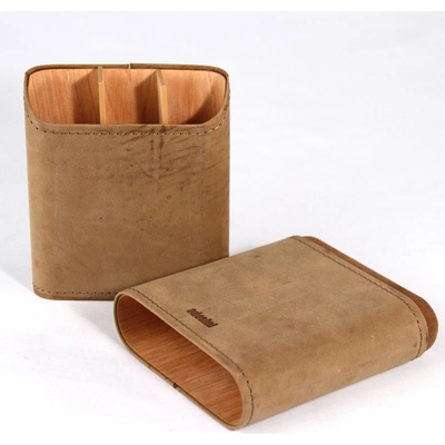 Adorini Cigar Case real leather 3-5 cig.brown