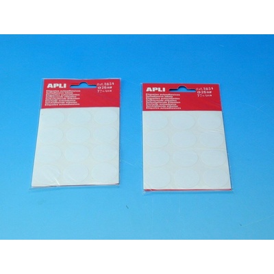 APLI - 6 archů průměr 25 mm - AO2664