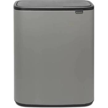 Brabantia 2 + 30 л. цвят минерално бетонно сиво кош за смет Brabantia от серия BO TOUCH (1001269)