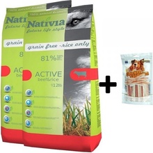 Nativia Dog Active 2 x 15 kg