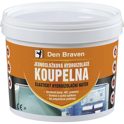 Den Braven Hydroizolační nátěr do koupelen, 13 kg, medově hnědý CH0291