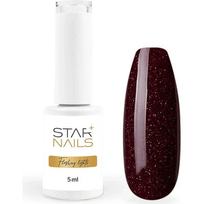 Polish Flashing Lights Uv Led gel Mulberry temne červený gél lak 011 5 ml