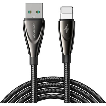 JOYROOM Кабел Joyroom Pioneer SA31-AL3, 3A, USB към Lightning, 3A, 1.2m, черен (SA31-AL3 1.2m-Black)