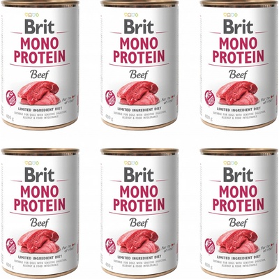 Brit Mono Protein Beef 6 x 400 g