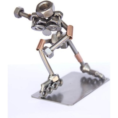 Kovová figurka Bruslař 13 cm