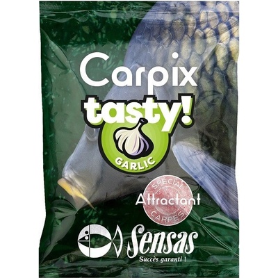 Sensas Posilňovač Carpix Powder Carp Tasty Garlic 300 g