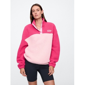 GAP Oversize sherpa суитшърт GAP GAP | Rozov | ЖЕНИ | S